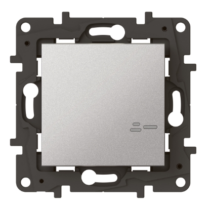 Mostrar detalhes para Niloe Step with Netatmo - Interruptor sem fios de iluminacao - Aluminio Imagem de Niloe Step with Netatmo - Interruptor sem fios de iluminacao - Aluminio
