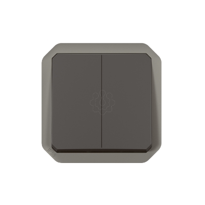 Mostrar detalhes para Plexo IP 55 componivel   Comando multifuncoes duplas Antracite Imagem de Plexo IP 55 componivel   Comando multifuncoes duplas Antracite
