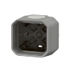 Imagem de Plexo IP 55 componível - Caixa saliente simples com bucins planos, Cinzento
