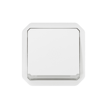 Mostrar detalhes para Plexo IP 55 componivel   Comutador de escada luminoso Branco Imagem de Plexo IP 55 componivel   Comutador de escada luminoso Branco