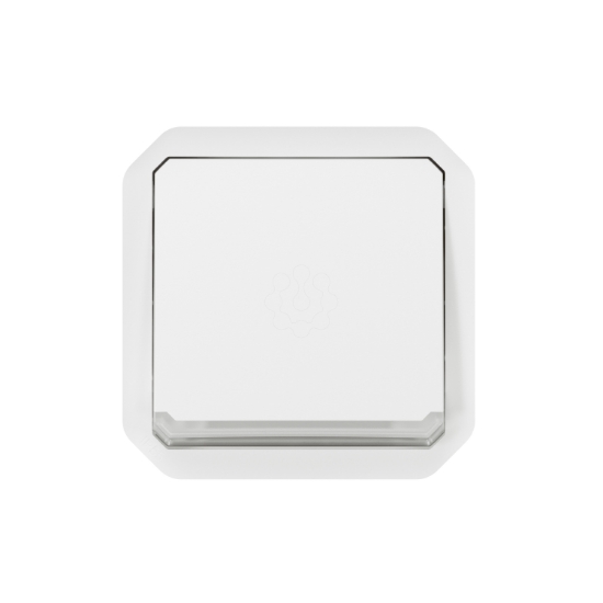 Imagem de Plexo IP 55 componível - Comutador de escada luminoso, Branco