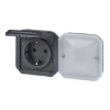 Imagem de Plexo with Netatmo   Tomada de energia conectada 2P+T tipo Schuko Antracite
