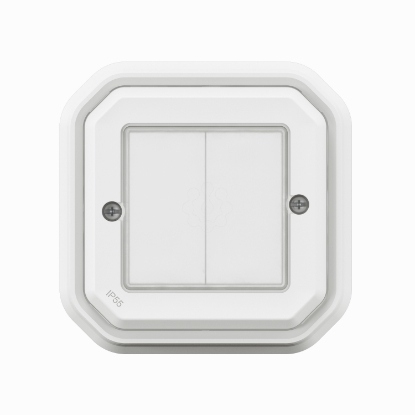 Mostrar detalhes para Plexo with Netatmo   Interruptor duplo sem fios e sem bateria Branco Imagem de Plexo with Netatmo   Interruptor duplo sem fios e sem bateria Branco