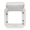 Imagem de Plexo IP 55 componível - Adaptador Mosaic com tampa opaca, Branco