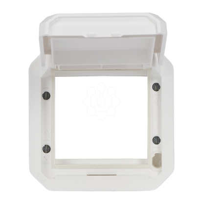 Mostrar detalhes para Plexo IP 55 componivel   Adaptador Mosaic com tampa opaca Branco Imagem de Plexo IP 55 componivel   Adaptador Mosaic com tampa opaca Branco