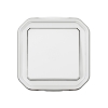 Imagem de Plexo IP 55 monobloco saliente   Botao simples Branco