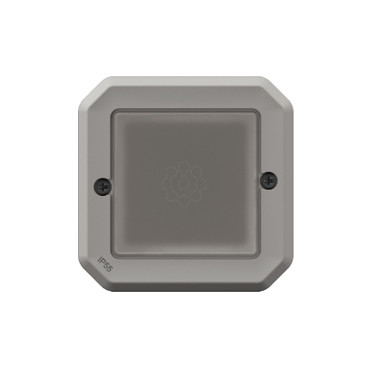 Mostrar detalhes para Plexo IP 55 componivel   Adaptador Mosaic com membrana frontal flexivel Cinzen. Imagem de Plexo IP 55 componivel   Adaptador Mosaic com membrana frontal flexivel Cinzen.
