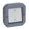 Imagem de Plexo IP 55 componível - Interruptor Bipolar 16 AX com sinalização, Cinzento