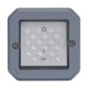 Imagem de Plexo IP 55 componível - Interruptor Bipolar 16 AX com sinalização, Cinzento