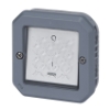 Imagem de Plexo IP 55 componível - Interruptor Bipolar 16 AX com sinalização, Cinzento
