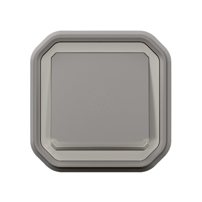 Mostrar detalhes para Plexo IP 55 monobloco encastrar   Botao simples luminoso NA Cinzento Imagem de Plexo IP 55 monobloco encastrar   Botao simples luminoso NA Cinzento
