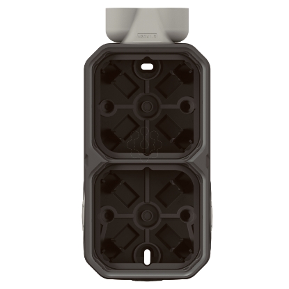 Mostrar detalhes para Plexo IP 55 componivel   Caixa saliente dupla para 2 x bucins ISO20 Antracite Imagem de Plexo IP 55 componivel   Caixa saliente dupla para 2 x bucins ISO20 Antracite