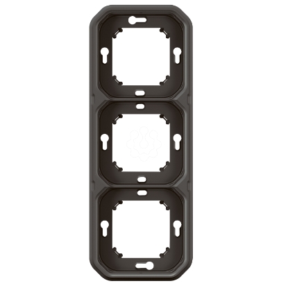 Mostrar detalhes para Plexo IP 55 componivel   Quadro triplo para montagem de encastrar H/V Antracite Imagem de Plexo IP 55 componivel   Quadro triplo para montagem de encastrar H/V Antracite