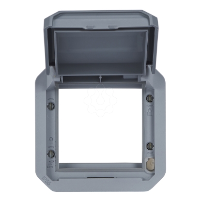 Mostrar detalhes para Plexo IP 55 componivel   Adaptador Mosaic com tampa opaca Cinzento Imagem de Plexo IP 55 componivel   Adaptador Mosaic com tampa opaca Cinzento