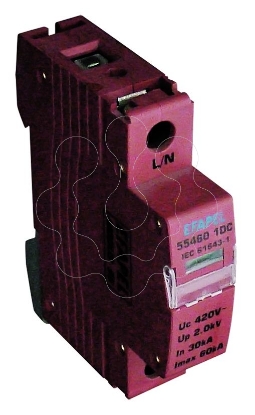 Mostrar detalhes para DESCARREGADOR SOBRETENSÃO 1P 380-420V~ 60KA Imagem de DESCARREGADOR SOBRETENSÃO 1P 380-420V~ 60KA