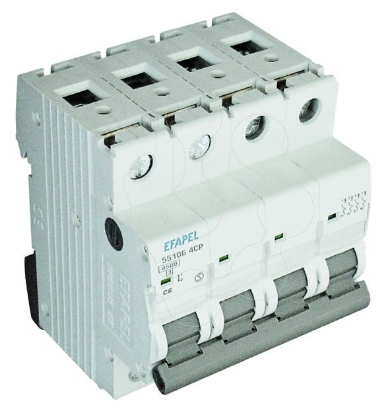 Mostrar detalhes para DISJUNTOR MT - 4P - 4,5KA - C - 6A Imagem de DISJUNTOR MT - 4P - 4,5KA - C - 6A