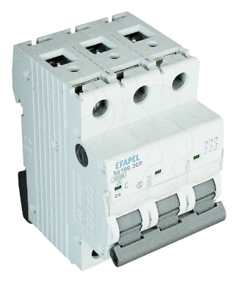 Mostrar detalhes para DISJUNTOR MT - 3P - 4,5KA - C - 6A Imagem de DISJUNTOR MT - 3P - 4,5KA - C - 6A