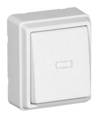 Mostrar detalhes para BOTÃO BASCULANTE LUMINOSO BRANCO Imagem de BOTÃO BASCULANTE LUMINOSO BRANCO