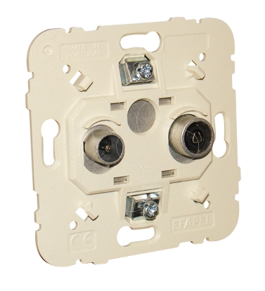 Mostrar detalhes para TOMADA R-TV PASSAGEM Imagem de TOMADA R-TV PASSAGEM
