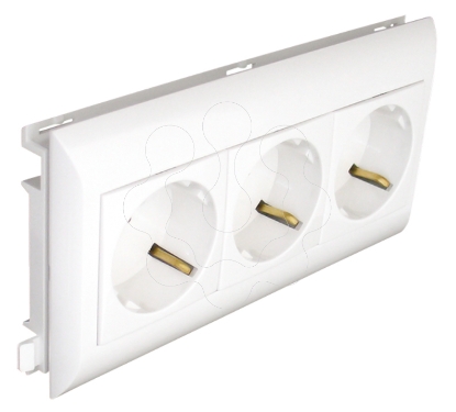 Mostrar detalhes para TOMADA TRIPLA SCHUKO C/OBTUR L75 - 6 MÓD BRAN Imagem de TOMADA TRIPLA SCHUKO C/OBTUR L75 - 6 MÓD BRAN