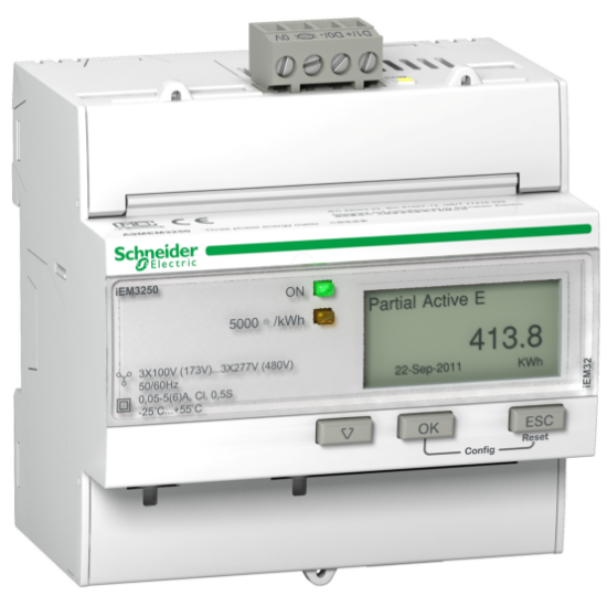 Imagem de iEM3250 contador de energia - CT - Modbus