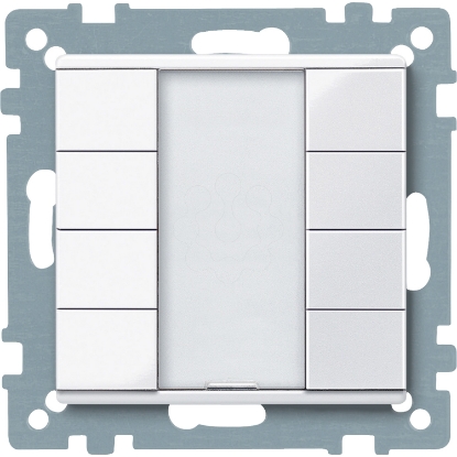 Mostrar detalhes para Pulsador Dinamico 4 elementos branco ativo brilhante System M Imagem de Pulsador Dinamico 4 elementos branco ativo brilhante System M