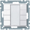 Imagem de Pulsador Dinamico 4 elementos branco ativo brilhante System M