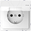 Imagem de D-Life - Tomada 2P+T com obturadores e tampa - IP44 - 16A - Branco