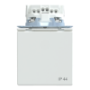Imagem de D-Life - Tomada 2P+T com obturadores e tampa - IP44 - 16A - Branco