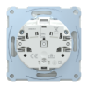 Imagem de D-Life - Tomada 2P+T com obturadores e tampa - IP44 - 16A - Branco
