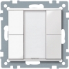 Imagem de Pulsador Dinamico 2 elementos plus branco polar brilhante System M