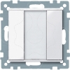 Imagem de Pulsador Dinamico 1 elemento plus branco ativo brilhante System M