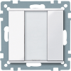 Imagem de Pulsador Dinamico 1 elemento plus branco ativo brilhante System M