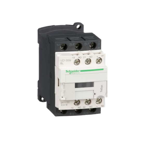 Imagem de Contactor TeSys D - 3P(3 NA) - AC-3 - <= 440 V 9 A - 24 V CC bobina