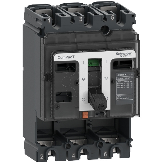 Imagem de ComPacT Bloco de corte NSX160F 36kA CC 3P 160A