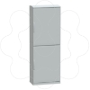 Imagem de Caixa poliester vers.PLAZT c/rodape aberto+dossel 2000x750x420 IP44
