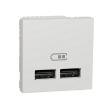 Imagem de Tomada com USB - Nova Unica - USB tipo 2.0 - 1A - Branco