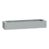 Imagem de Rodape em poliester para PLAT124 abertura frontal IP44 IK10 RAL7035