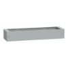 Imagem de Rodape em poliester para PLAT124 abertura frontal IP44 IK10 RAL7035