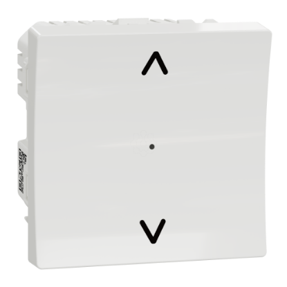 Mostrar detalhes para Nova Unica - Interruptor de estores Wiser - Branco Imagem de Nova Unica - Interruptor de estores Wiser - Branco
