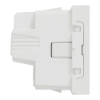 Imagem de Tomada 2P+T com obturadores lig. parafuso Unica 16A Branco