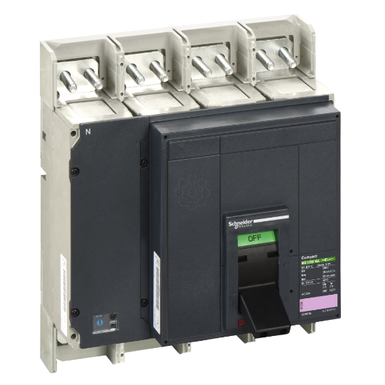 Imagem de interruptor seccionador Compact NS1250 NA - 1250 A - 4 pólos - com tomadas