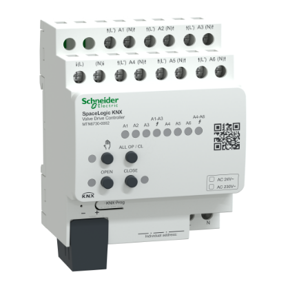 Mostrar detalhes para Spacelogic KNX controlador da unidade de valvula Imagem de Spacelogic KNX controlador da unidade de valvula