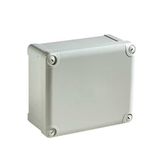 Imagem de ABS box IP66 IK07 RAL7035 Int.H175W105D80 Ext.H192W121D87 Opaque cover H20