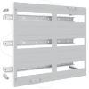 Imagem de Espelho modular + C DIN 2L03A 450x500