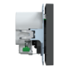 Imagem de D-Life - Tomada 2P+T + Carregador 2xUSB - 2.4A - 16A - Antracite