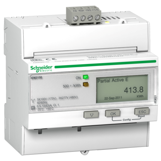 Imagem de iEM3150 contador de energia - 63 A - Modbus