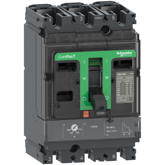 Imagem de ComPacT DISJUNTOR NSX100F 36kA CA 3P3D 50A TMD
