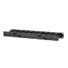 Imagem de Gestor de Cabo Horizontal 1U x 4 polegadas de Profundidade Lado Unico com Cobertura