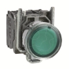Imagem de Botao de pressao iluminado verde o 22 – mola encastrada - 24 v - 1no+1nc